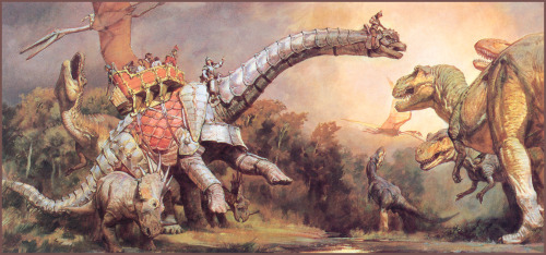 katiebear716: Art by James Gurney, creator of Dinotopia