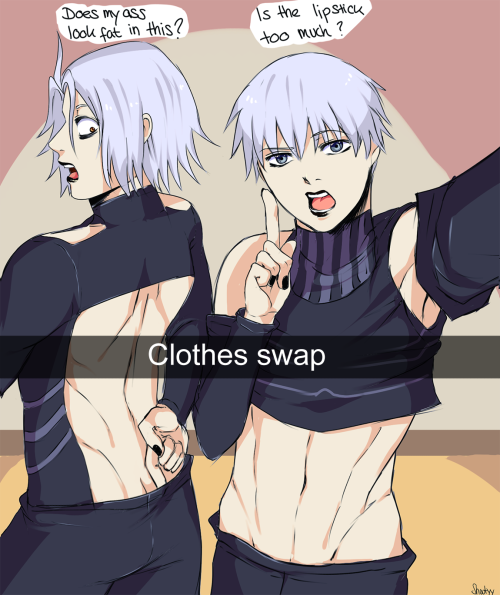 shouty-y:  Finally I finished the TG Selfies …..I’m dead XP