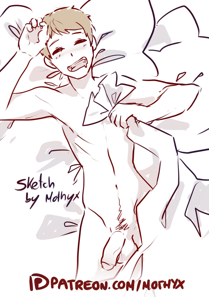 mothyx:  Sketch comission for my Patreon Steven, I hope you like it ♥  Tsukishima