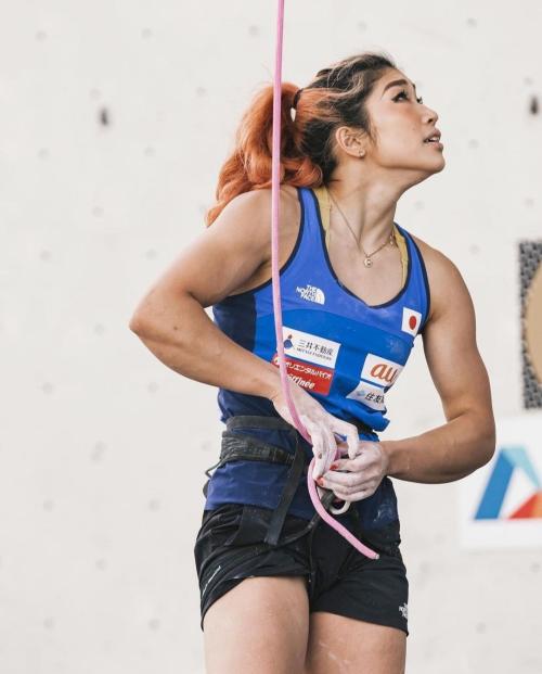 asian-fit-girls:Nonaka Niho - Silver Medalist at Combined Climbing at the Olympics