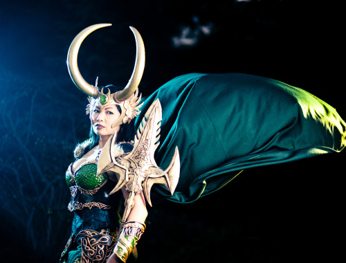 vivsai:Comic-Con@Home Masquerade Entry: VivSai Costume Title: Lady Loki in ArmorCostume Descrip