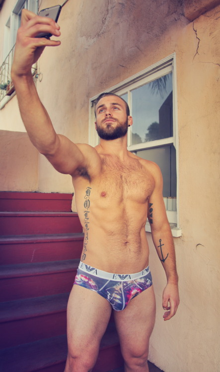 tiedyeundies: Selfie in Colors // Model: Zach Holland Tie Dye Undies // STORE // INSTAGRAM 