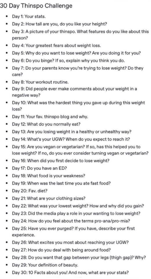 Day Three - My Th!nspo