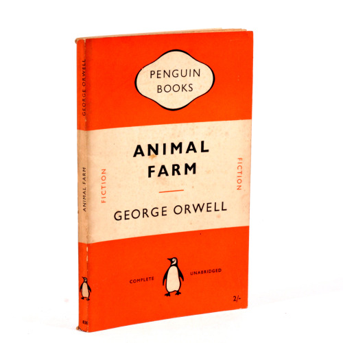 michaelmoonsbookshop:  Animal FarmGeorge Orwell 1945Vintage Penguin paperback edition 1951/52