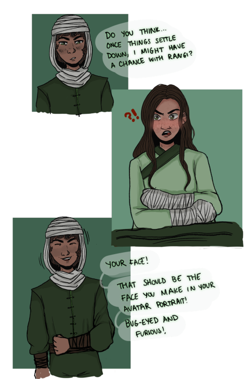 cypresstreeleaf:I thought this conversation from Rise of Kyoshi was absolutely hilarious[ID: a digit