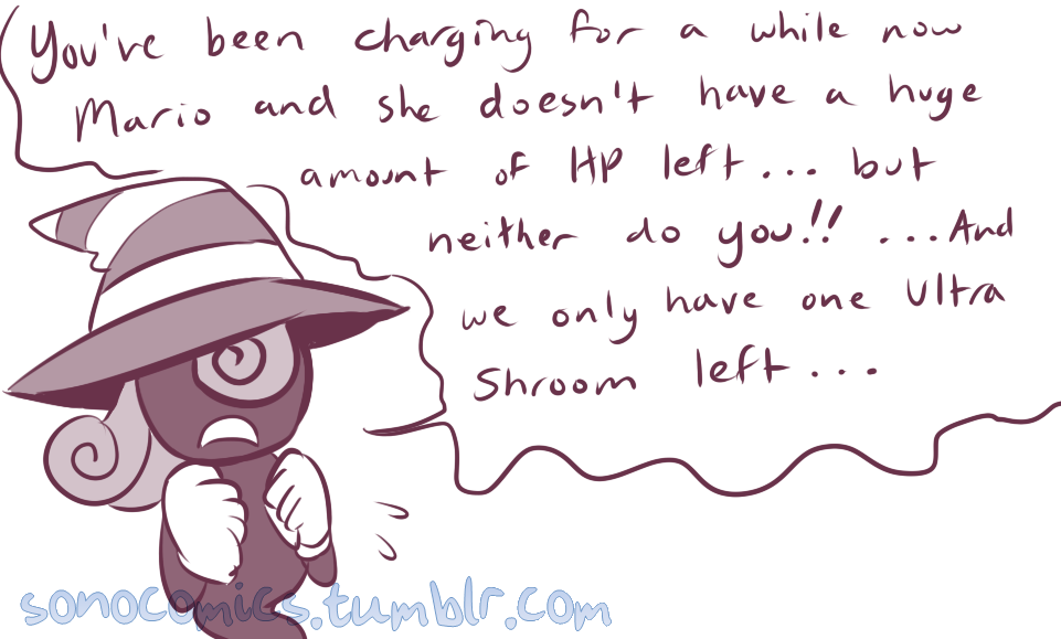 sonocomics:  I once had a fight with the Shadow Queen that went wrong in EVERY WAY
