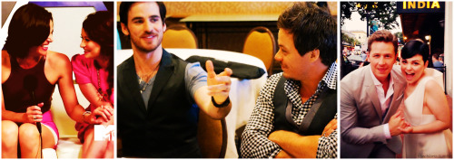 Comic Con 2013 - OUAT Cast being adorable in various combinations