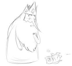 the-snowflake-owl:  AU where Ice King found