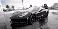 hotamericancars:  Nasty Blacked Out Corvette