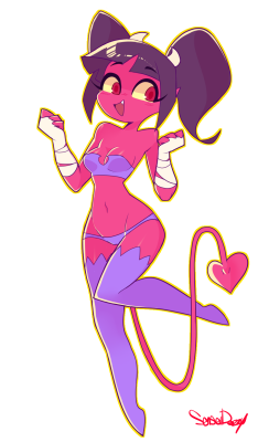 senseidezzy:  Doxy’s demon girls are so cute you guys. 