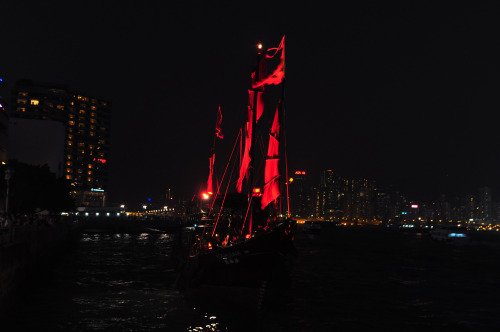 &ldquo;Aqua Luna&rdquo; “Cheung Po Tsai” is the Aqua Luna junk hand built for the Aqua Restaurant Gr