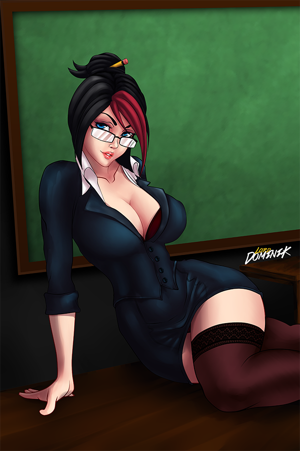 lord-dominik:    You’re ready for class with Miss Fiora   NSFW available on Gumroad.