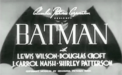 kane52630:  Batman Films - Opening Credits [X]Batman (1943) (Movie Serial) Batman