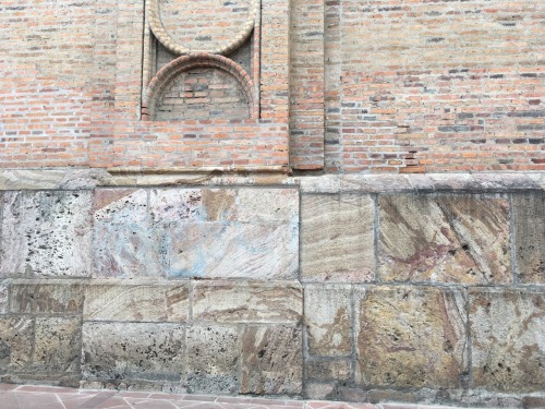 The side door to Cuenca Cathedral, Ecuador