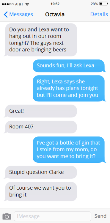 Clexa Roommate AUPart 1/?