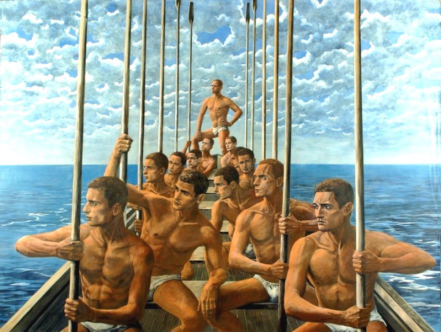 uranist-art:   Georgy Gurianov (1961-2013) – Artiste russe  Gay Games / Jeux gays