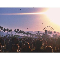 coachellafashion2019:  There isn’t anything like the sun glowing at Coachella 2014. 