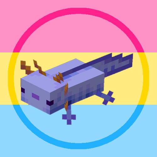 Pride 2022: Pan + Axolotl IconsPlease reblog and credit me if you use!