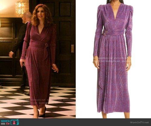Joanna’s purple dress on I Love That For You Hadar Dress by Sabina Musayev at Nordstrom, $199.