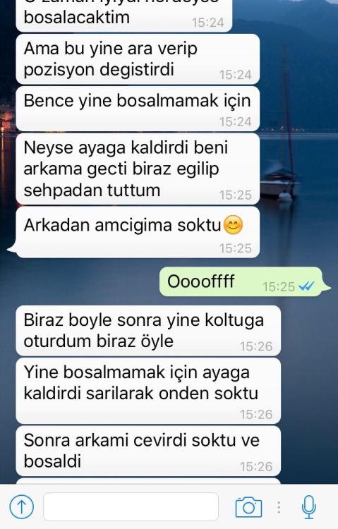 muratgurme: esimi0siktirme0zevki:  karımla mesajlaşmalar, o geceden…  harikasınız :)