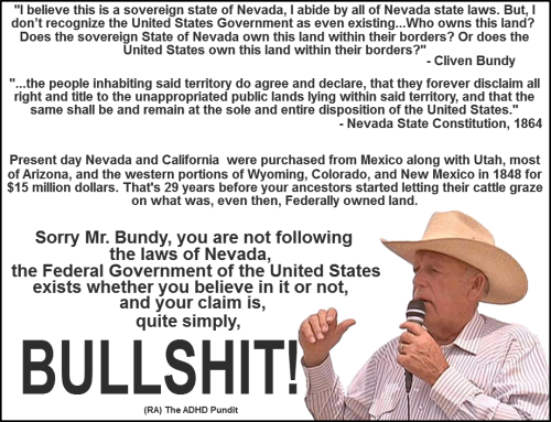 liberalsarecool:Cliven Bundy needs a civics class.You can have Red States remove voting booths, redu