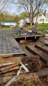 thingssthatmakemewet:Tore down the garage of our soon-to-be house today! We&rsquo;re