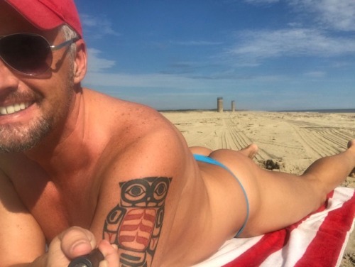 shavedthongdude: Rehoboth Beach Fun!