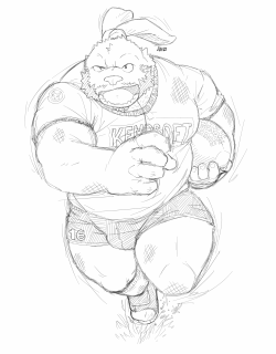 junichiboar:  Rugby buns!