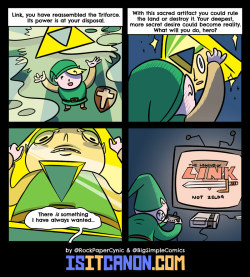 retrogamingblog:  Legend of Zelda Comic by IsItCanon 