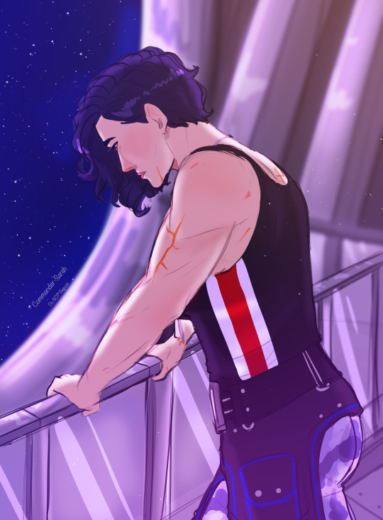 commander-sarahs-art:“…It’s been a good ride.”“The best…”As we know, Mass Effect is everything to me. So i must participate in my yearly drawing of Miss Miranda Shepard for N7 Day. I’ve been struggling a lot lately so this piece is a lil