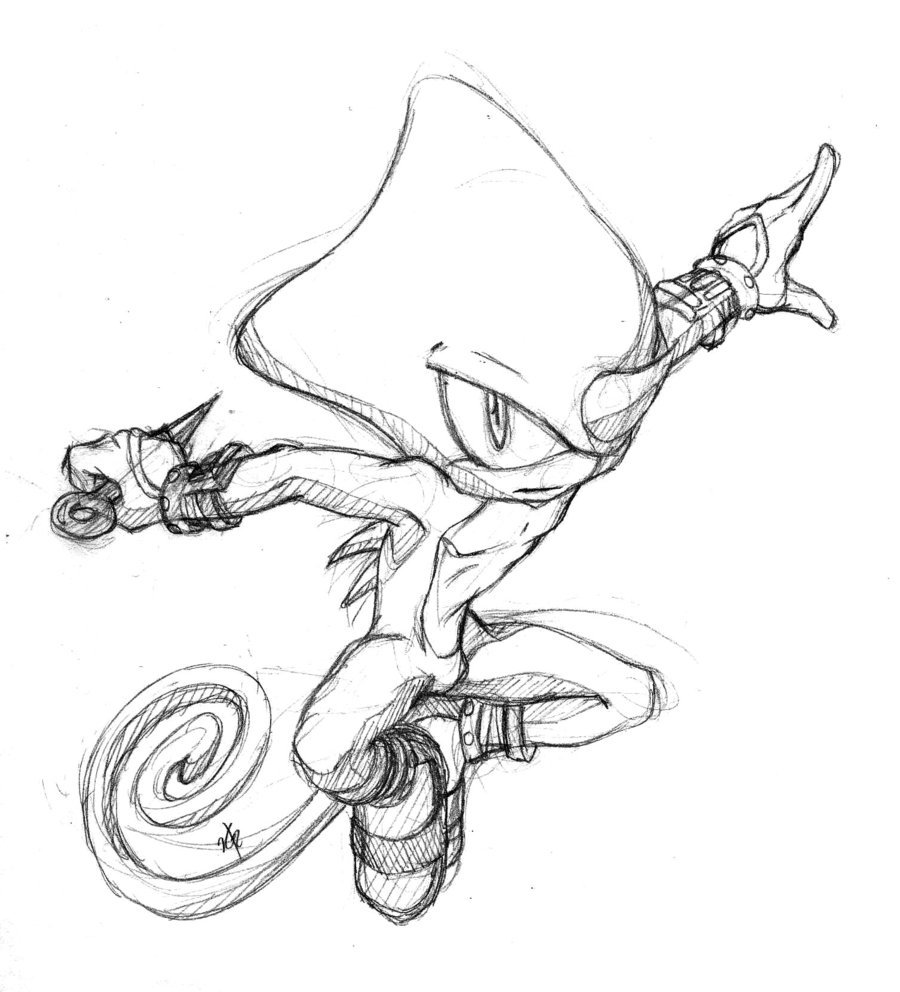 espio the chameleon coloring pages