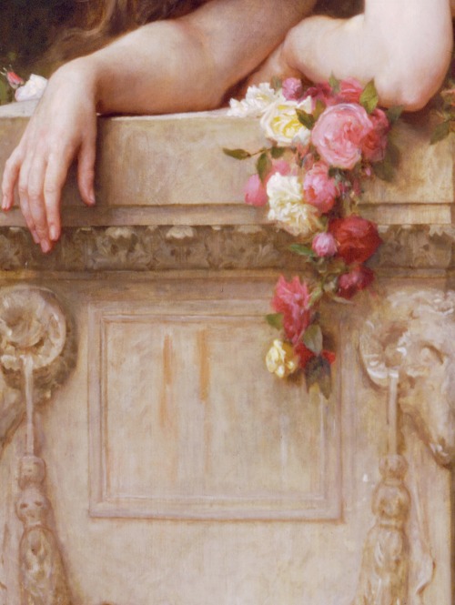sadnessdollart: Elegy, Detail. by William-Adolphe Bouguereau, (1899)