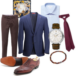 toquote:  Outfit of the week Blazer - ISAIA, Shirt - Richard James, Pants - Brunello Cucinelli, Pocket Square - Rubiancci, Tie - Drake’s, Shoes - Edward Green, Watch - IWC Schaffhausen ref. 5101