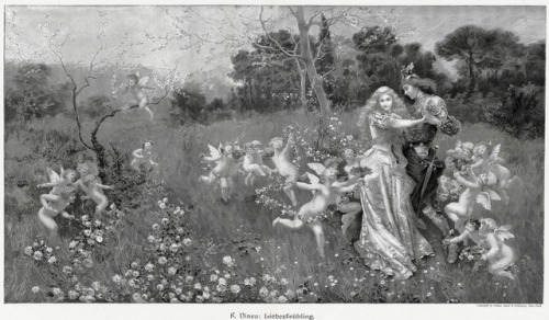 Francesco Vinea (1845-1902), &lsquo;Liebesfrühling&rsquo; (Love&rsquo;s Springtime), &ldquo;Moderne 
