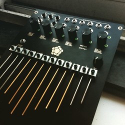 papernoize:  mengqi:  The VM Kalimba, electro-acoustic integrated digital multimode programmer, performing interface and sequencer.  I hope this is eurorack! Because it really fules my GAS! Wonderful design and brilliant idea!