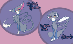 probablyfakeblonde:  I wanted to test some Pokemon variations &lt;3 So have some Glameows