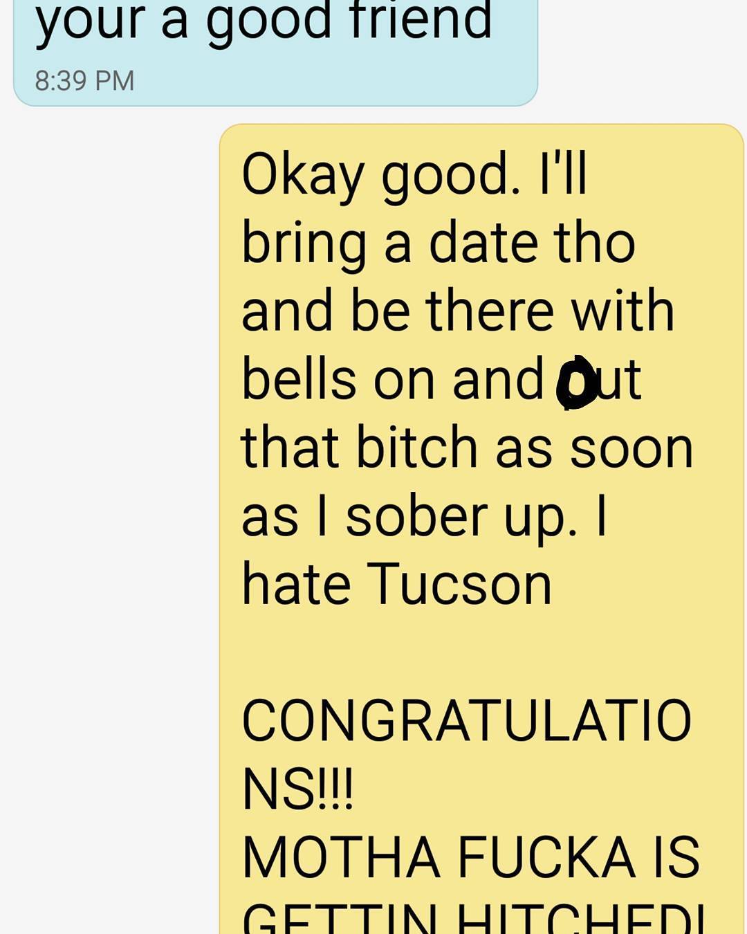 Lol this is #RealTalk my boy is getting married! Can&rsquo;t believe I was invited!