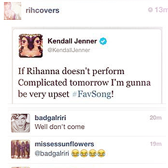 beyoncespenis:  rihannafntys:  Rihanna + Instagram comments  YOU STRETCHED MY FOREHEAD!!!