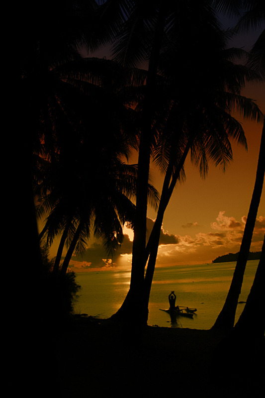 senerii:  Bora Bora Sunset by *Feeferlump 