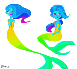 vashers:  Meet Ellie the Mermaid. Shes Fluorescent-tastic! 