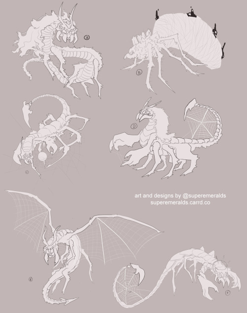 superemeralds:concept illustration for my pokemon fangame i did for creature design class