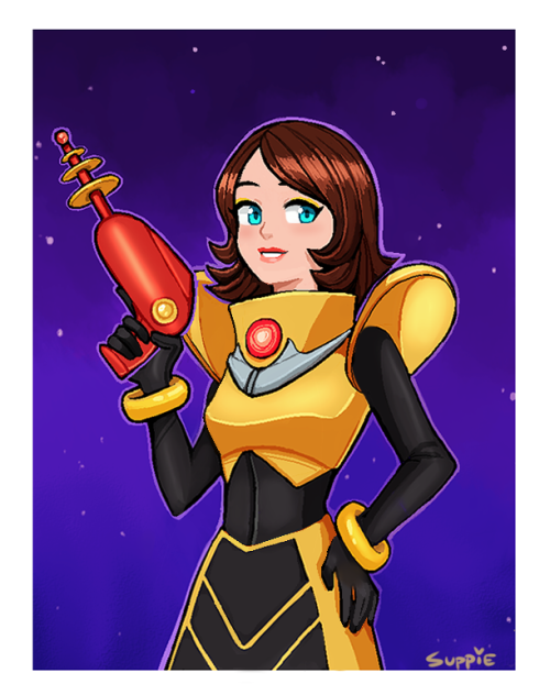 suppiedoodles:  Space Jan is such a cutie! （*´▽｀*）  (Thanks to the kind people who encour