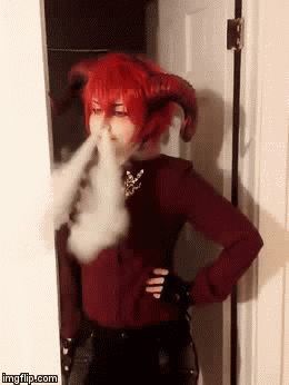 kobrakid23:  Smol, fire-breathing brat.  Halloween night XD I loved this costume