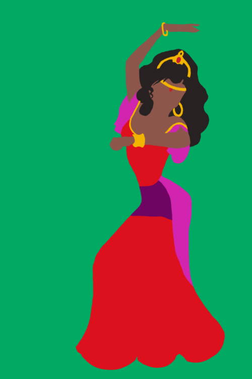Minimalist Phone Backgrounds❧Esmeralda, the finest girl in all of France