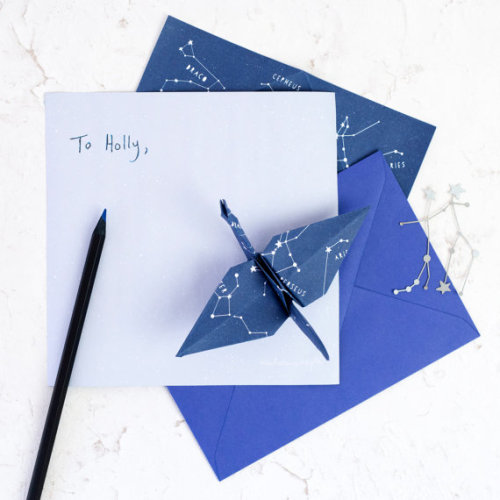 littlealienproducts: Letter Writing Sets (request)Personalised Floral SetConstellationsForest Friend