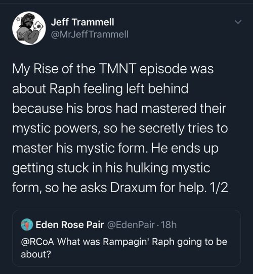 Porn Pics :Rampagin’ Raph was going to be about Draxum