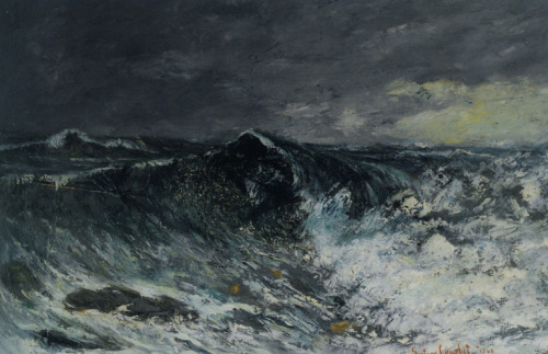 Porn artist-courbet:  The Wave, 1866, Gustave photos