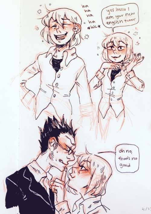 koukouvayia:kurapika drunk teaching leorio english from the 1999 drama cd is a treasure bonus: 