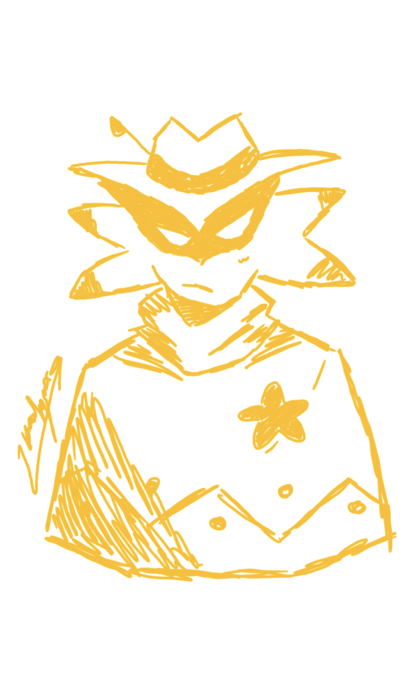 Sketch Or Final? My Attempt At Starlo From Undertale Yellow - At 13