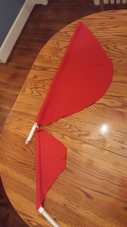 progression of building the articulated wings for my friend’s cosplay! (@zeriatalia on instagram!)